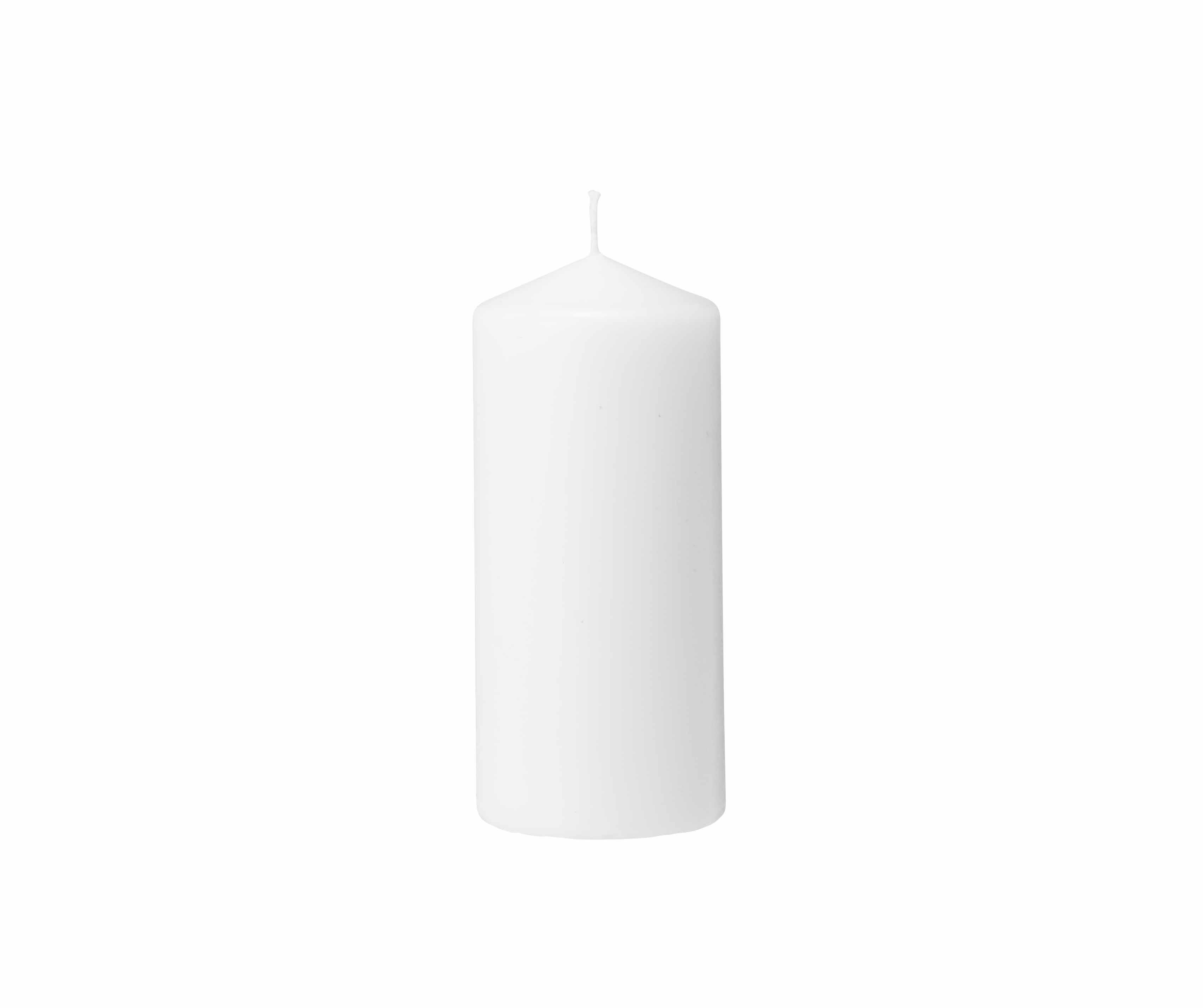 Blockljus Paraffin 30h 13x6cm Vit